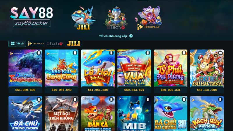 Top 5 tựa game bắn cá siêu hot tại SAY88